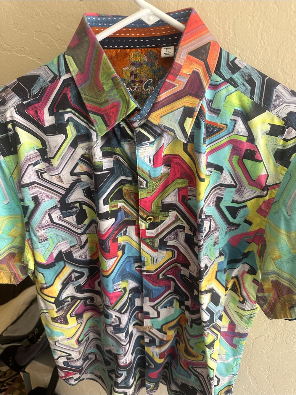 Robert Graham Multicolor Geometric Print Button-Down Shirt
